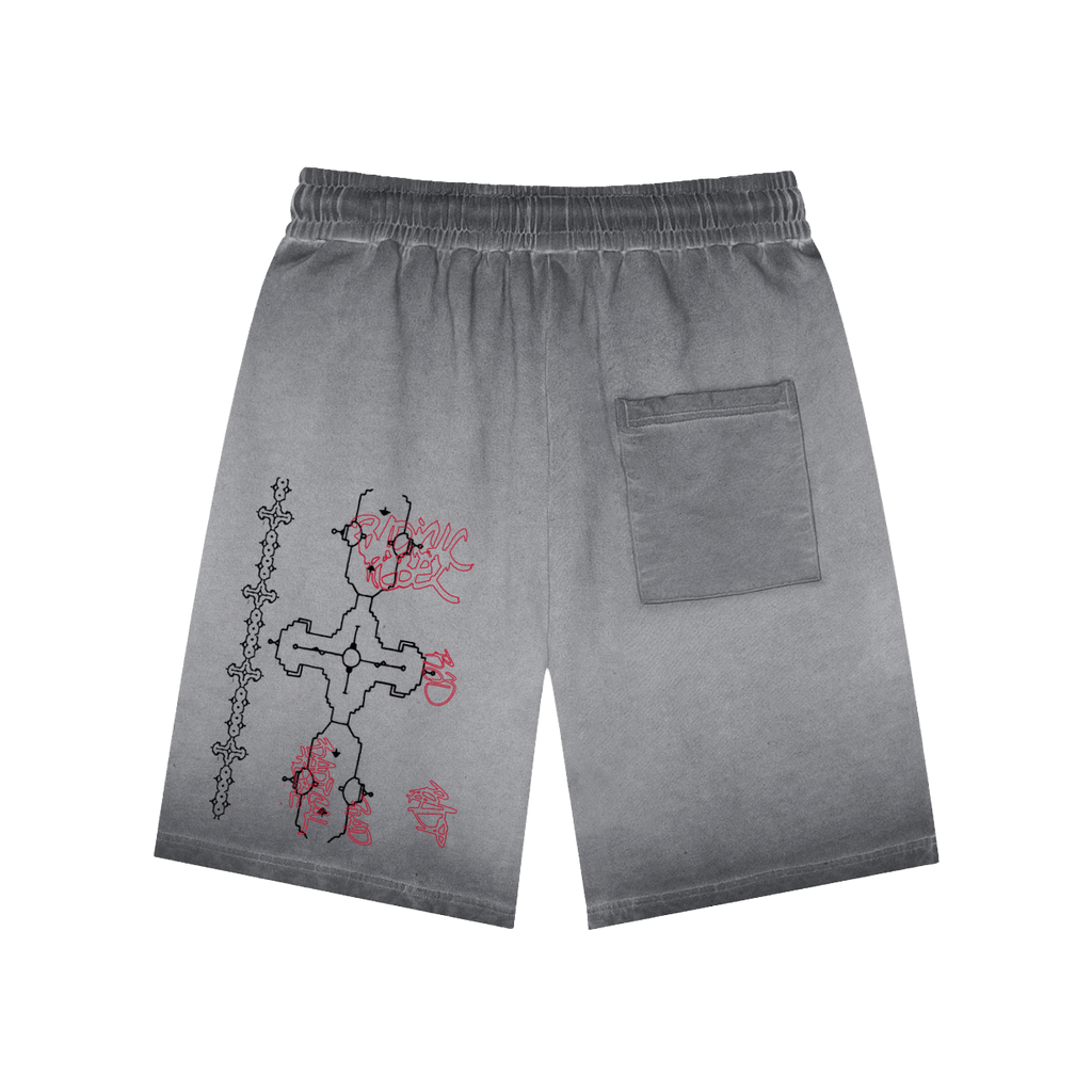 Radical | Acid Manuscript | Cotton Shorts - RADICAL REBEL