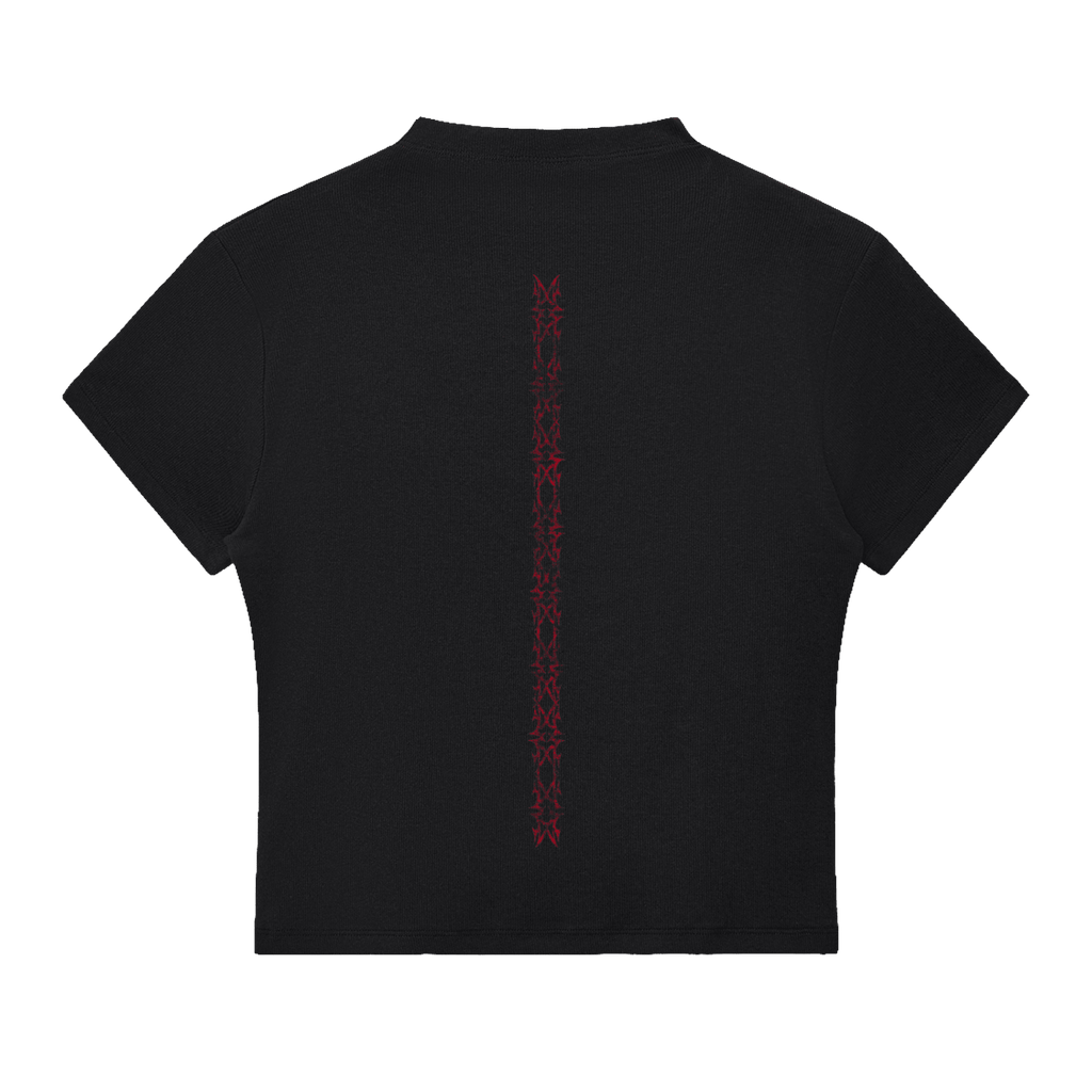 Radical | Crimson Mock Neck | Crop Top - RADICAL REBEL