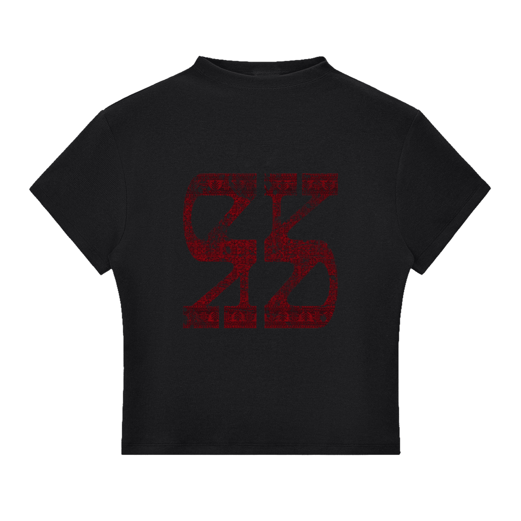 Radical | Crimson Mock Neck | Crop Top - RADICAL REBEL