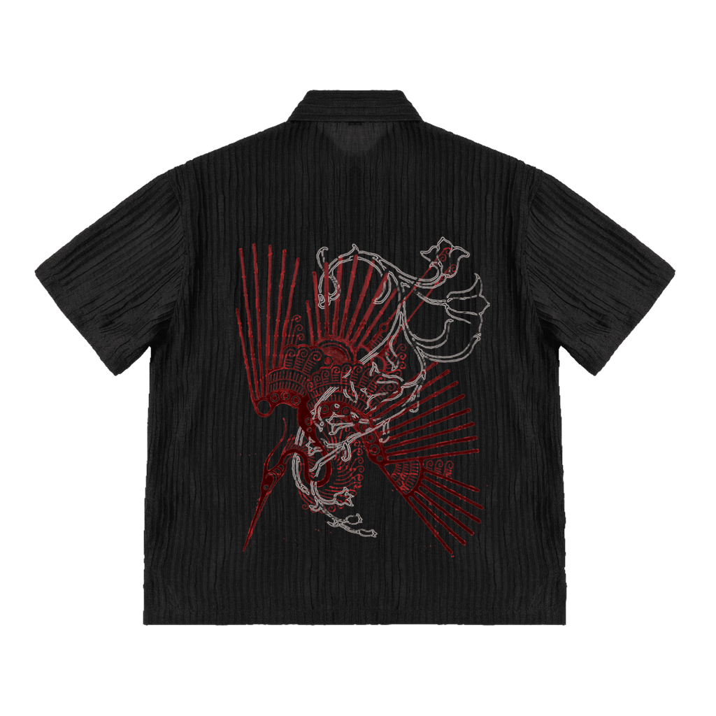 Radical | Red Neo Tribal | Textured Shirt - RADICAL REBEL